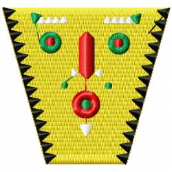 African Masks Embroidery Design 7 African Masks Embroidery Design 7